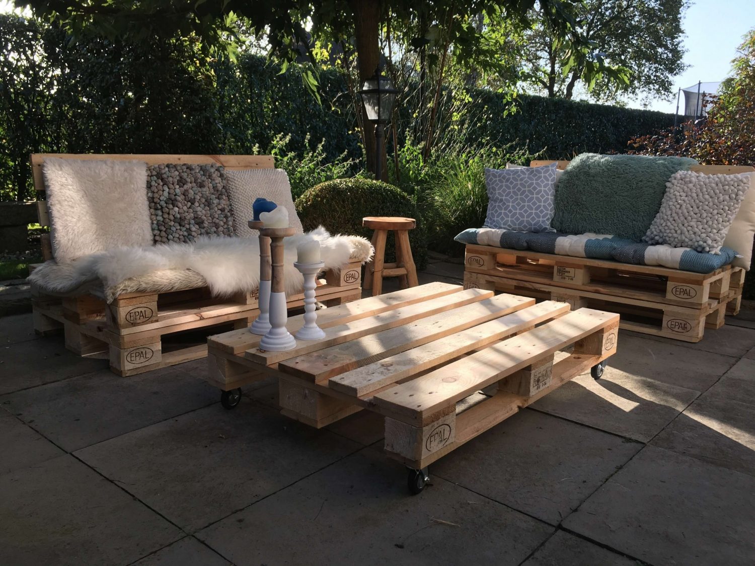 Tuin loungeset chique Palletdeal.nl